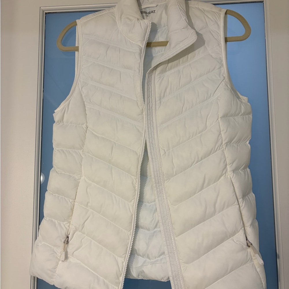 White Puffer Vest